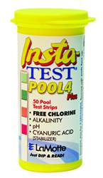Test Strip-4 Way Free Chlorine/Alk/Ph/Ca - TESTING SUPPLIES